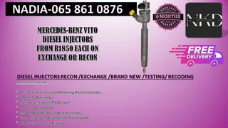 Mercedes Vito diesel injectors for sale or recon with 6 months warranty