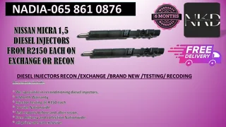 Nissan Micra diesel injectors for sale or recon