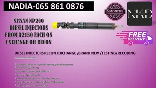 Nissan Np200 1.5 K9k Diesel Injectors For Sale Or Recon With 6 Months Warranty