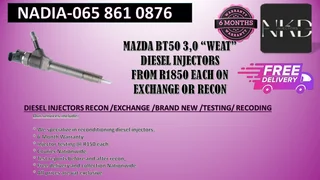 Mazda Bt50 Diesel Injectors For Sale Or Recon With 6 Months Warranty