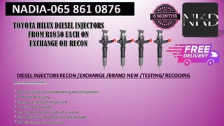 Toyota Hilux Diesel Injectors For Sale Or Recon With Warranty Free Deliver And Copper Washers