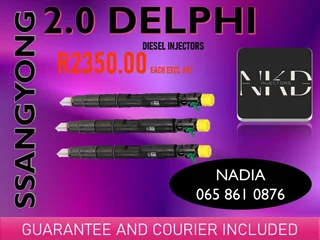 Ssangyong 2.0 Diesel Injectors For Sale On Exchange With6  Months Warranty