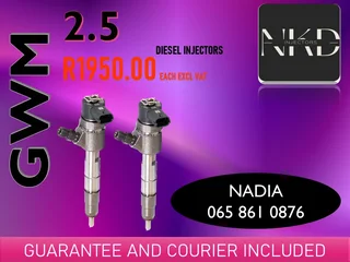Gwm 2.5 Diesel Injectors For Sale Or To Recon