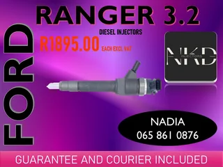 Ford Ranger 3.2 Diesel Injectors For Sale On Exchange With 6 Months Warranty