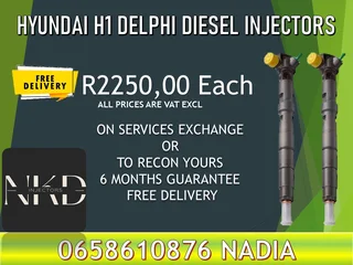 Hyundai H1 Diesel Injectors For Sale Or Recon With Test Reports