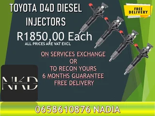 D4d Toyota Diesel Inejectors For Sale Or Recon