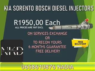 Kia Sorento Diesel Injectors For Sale Or Recon
