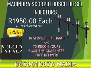 Mahindra Scorpio Diesel Injectors For Sale Or Recon