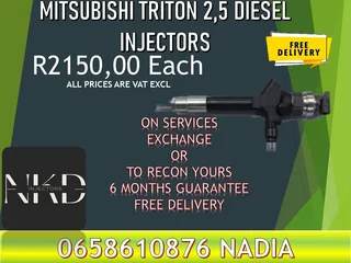 Mitsubishi Triton Diesel Injectors For Sle Or Recon