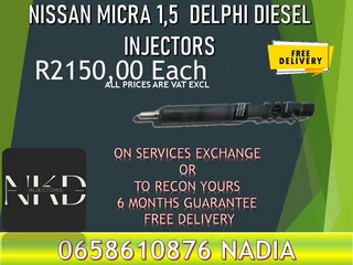 Nissan Micra injectors for sale or recon