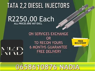 Tata 2.2 Diesel Injectors For Sale On Exchange Or Recon