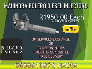 Mahindra Bolero 2.2 diesel injectors for sale on exchange or recon
