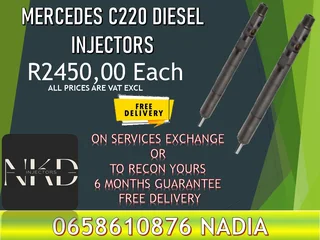 Mercedes C220 diesel injectors for sale on exchange or recon