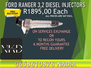 Ford Ranger 3.2 diesel injectors for sale or recon