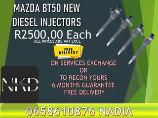 New Mazda BT50 injectors for sale or recon