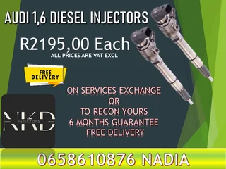 Audi 1.6 Siemens injectors for sale or recon the originals