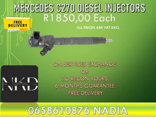 Mercedes C270 diesel injectors for sale on exchange or recon