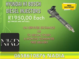 Hyundai H1 diesel injectors for sale or recon