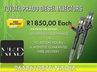 Toyota Prado diesel injectors for sale on exchange