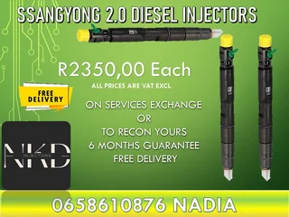 SsangYong Delphi injectors for sael on exchange