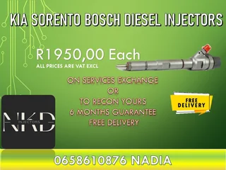 Kia Sorento diesel injectors for sale we sell on exchange or recon