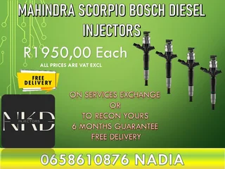 Mahindra Scorpio diesel injectors for sale on exchange or recon
