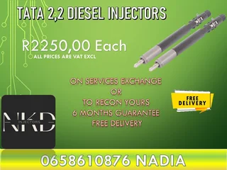 Tata 2.2 Diesel Injectors For Sale Or Rocon With Warranty