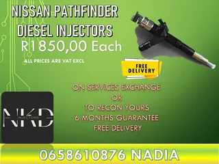 Nissan Pathfinder diesel injectors for sale on exchange or recon
