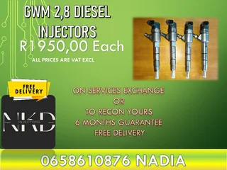 Gwm 2.8 Diesel Injectors For Sale On Exchange