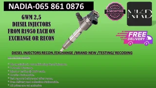 Gwm 2.5 Diesel Injectors For Sale On Exchange Or To Recon