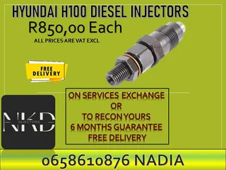 Hyundai H100 Diesel Injectors For Sale Or Recon