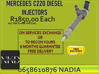 Mercedes C220 Bosch diesel injectors for sale on exchange or recon.