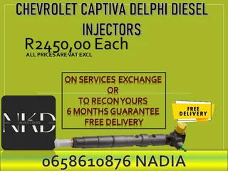 Chevrolet Diesel injectors for sale on exchange with warranty of 6 months