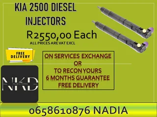 Kia 2500 Diesel Injctors For Sale Or Recon