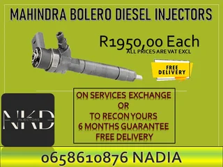 Mahindra Bolero diesel injectors for sale on exchange or recon