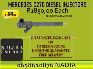 Mercedes C270 diesel injectors for sale on exchange or recon