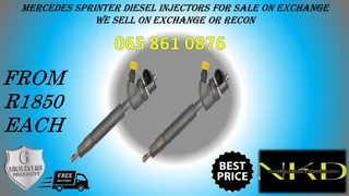 Mercedes Sprinter diesel injectors for sale or recon with warranty