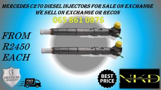 Mercedes C270 diesel injectors for sale on exchange or recon