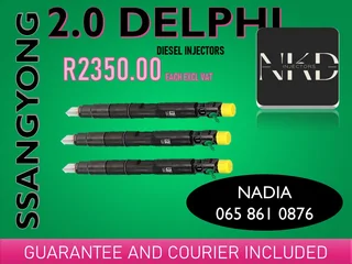 Ssangyong 2.0 Diesel Injectors For Sale Or To Recon