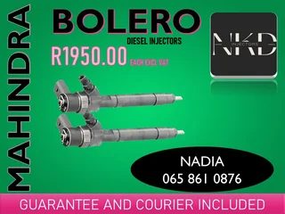 Mahindra Bolero Diesel Injectors For Sale On Exchange Or To Recon With Warranty