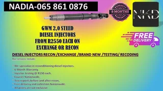 Gwm 2.0 Steed Diesel Injectors For Sale On Exchange Or To Recon With Warranty