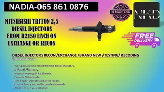 Mitsubishi Triton 2.5 Diesel Injectors For Sale On Exchange Or To Recon With Warranty