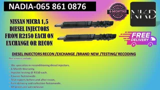 Nissan Micra 1.5 Diesel Injectors For Sale On Exchange With 6 Months Warranty