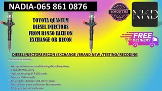 Toyota Quantum Diesel Injectors For Sale On Exchange Or To Recon