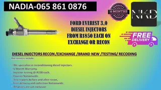 Ford Everest (3.0/bt50) Diesel Injectors For Sale On Exchange Or To Recon With Warranty