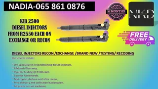 Kia 2500 Diesel Injectors For Sale Or To Recon