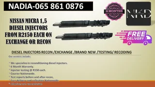 Nissan Micra 1.5 Diesel Injectors For Sale On Exchange Wih  6 Months Warranty