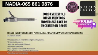 Ford Everest (3,0/bt50) Diesel Injectors For Sale On Exchange Or To Recon With Warranty