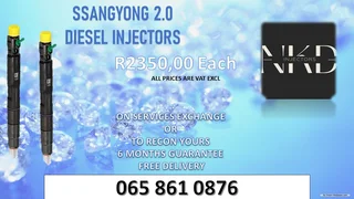 Ssangyong 2.0 Diesel Injectors For Sale On Exchange With 6 Months Warranty