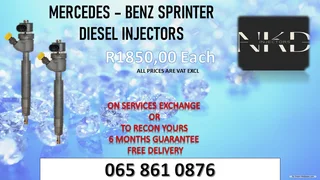 Mercedes Benz Sprinter Diesel Injectors For Sale Or To Recon